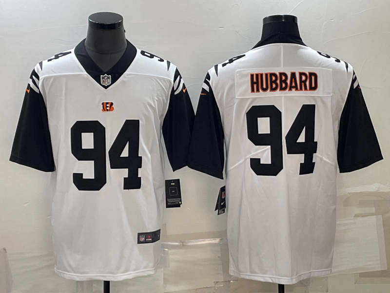 Men's Cincinnati Bengals Sam Hubbard #94 White Jersey Men's Cincinnati Bengals Sam Hubbard #94 White Jersey